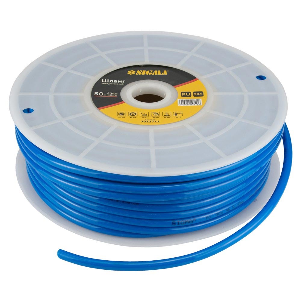 Шланг Sigma в бухте полиуретановый (PU) 50 м 6.5 х 10 мм