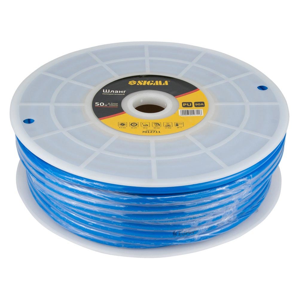 Шланг Sigma в бухте полиуретановый (PU) 50 м 6.5 х 10 мм