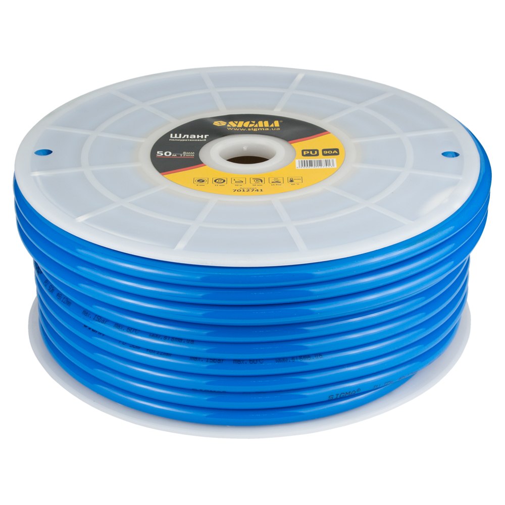 Шланг Sigma в бухте полиуретановый (PU) 50 м 8 х 12 мм