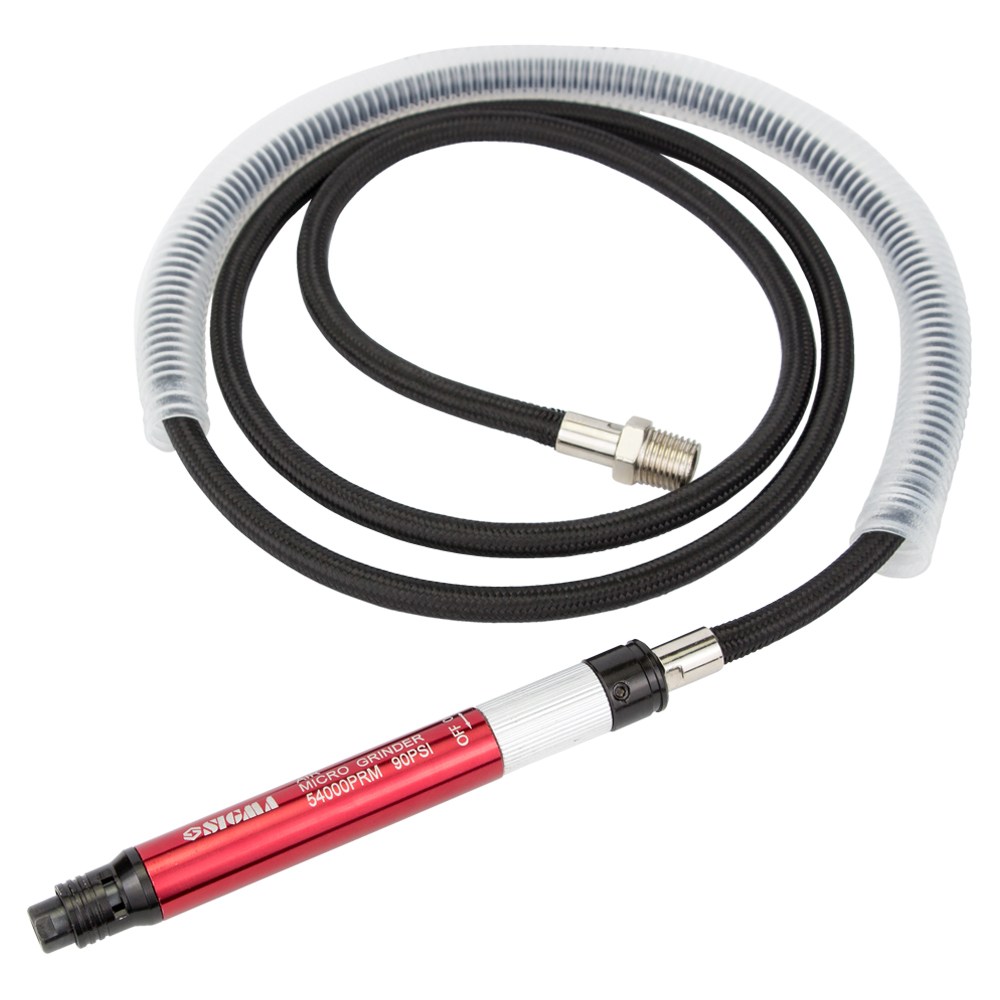 Шліфмашинка Sigma пряма пневматична з аксесуарами в кейсі 54000 об/хв