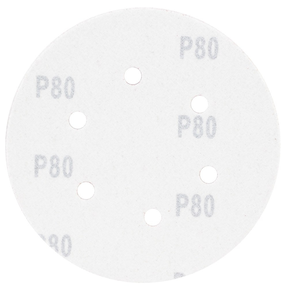 Шлифовальный круг Sigma 6 отверстий Ø150 мм P80 (10 шт)