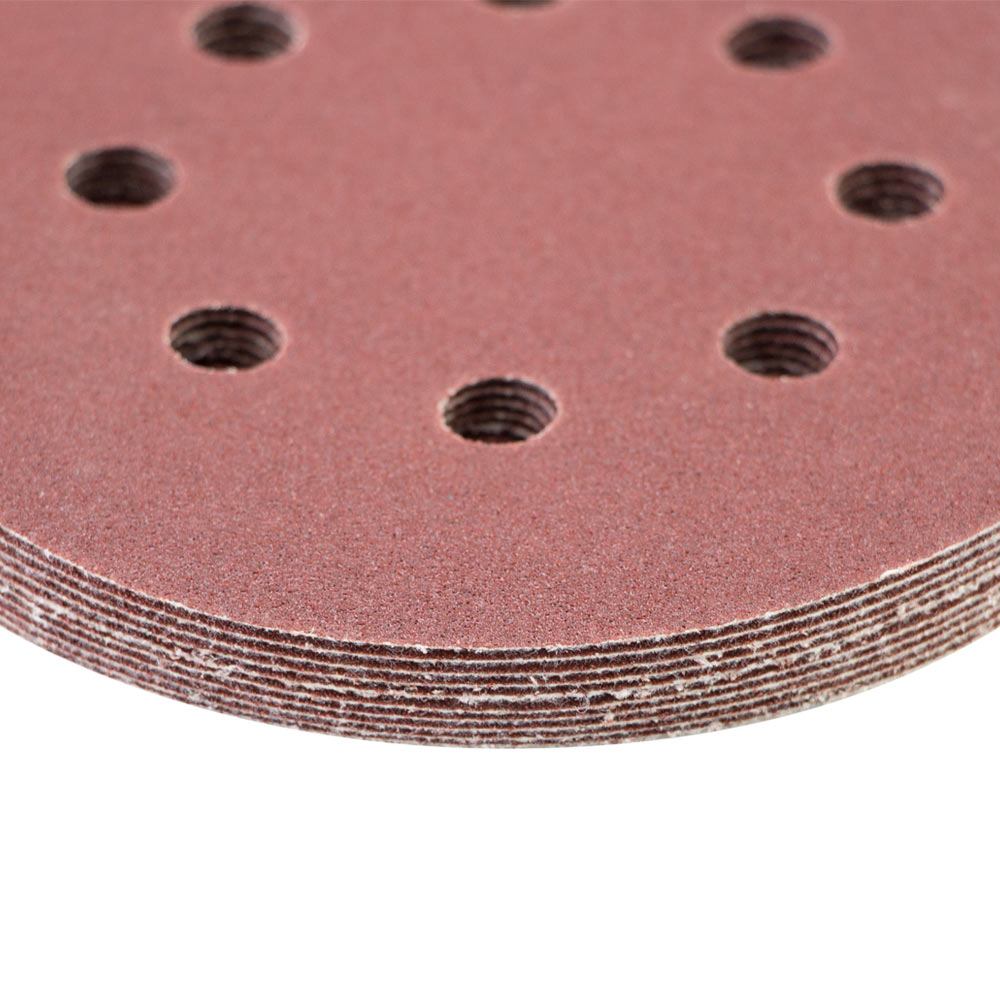 Шлифовальный круг Sigma 8 отверстий Ø125 мм P100 (10 шт)