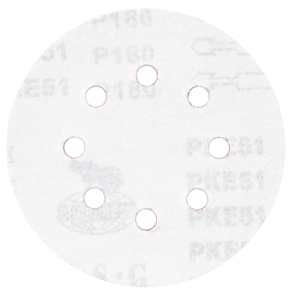 Шлифовальный круг Sigma 8 отверстий Ø125 мм P180 (10 шт)