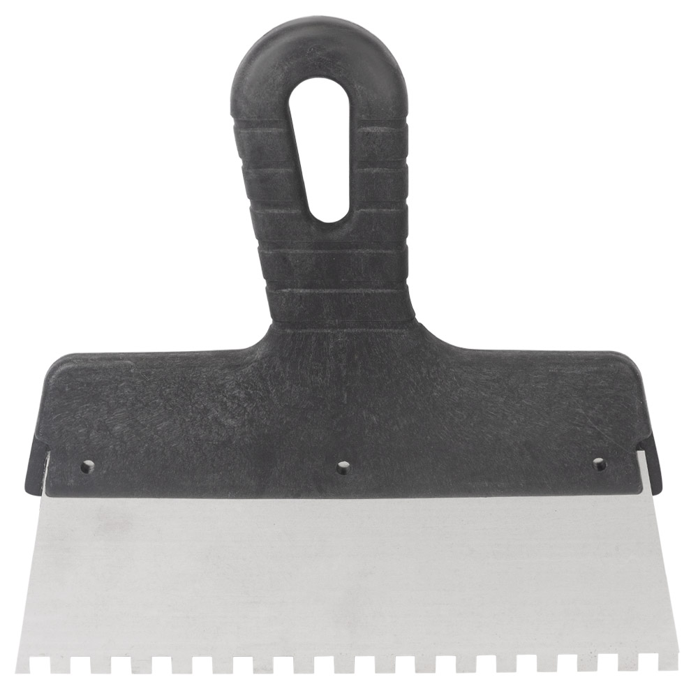 Шпатель Grad зубчатый (нержавеющий) 200 мм 6 х 6 мм