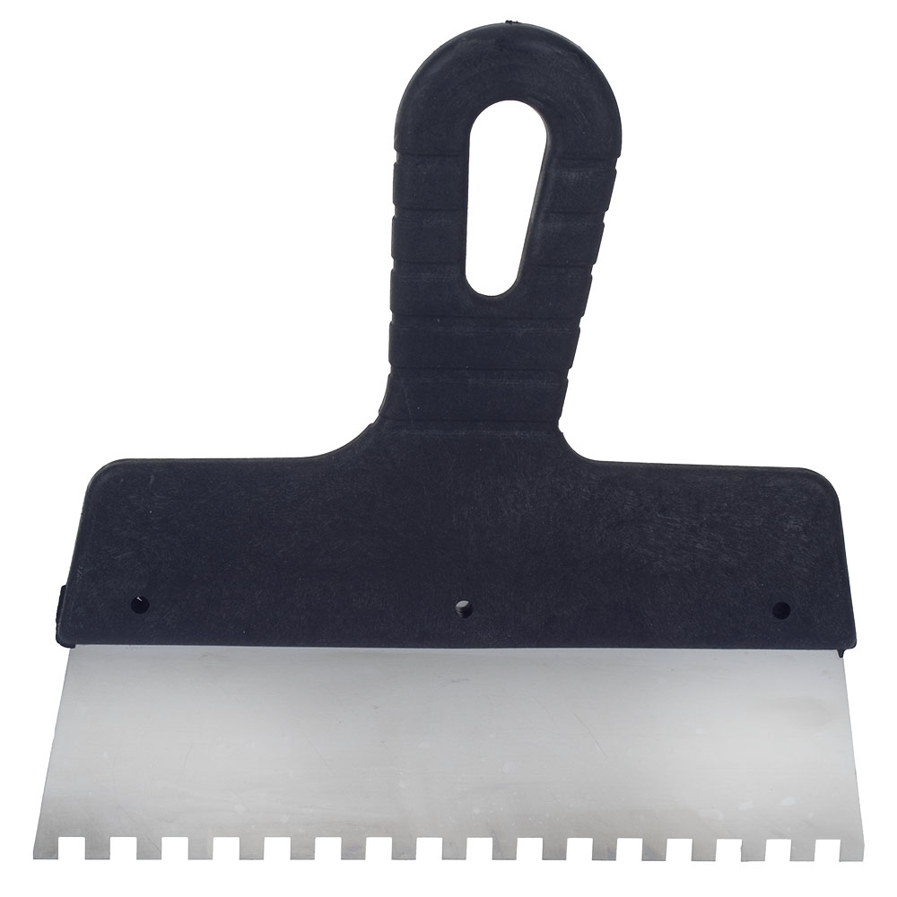 Шпатель Grad зубчатый (нержавеющий) 200 мм 6 х 6 мм