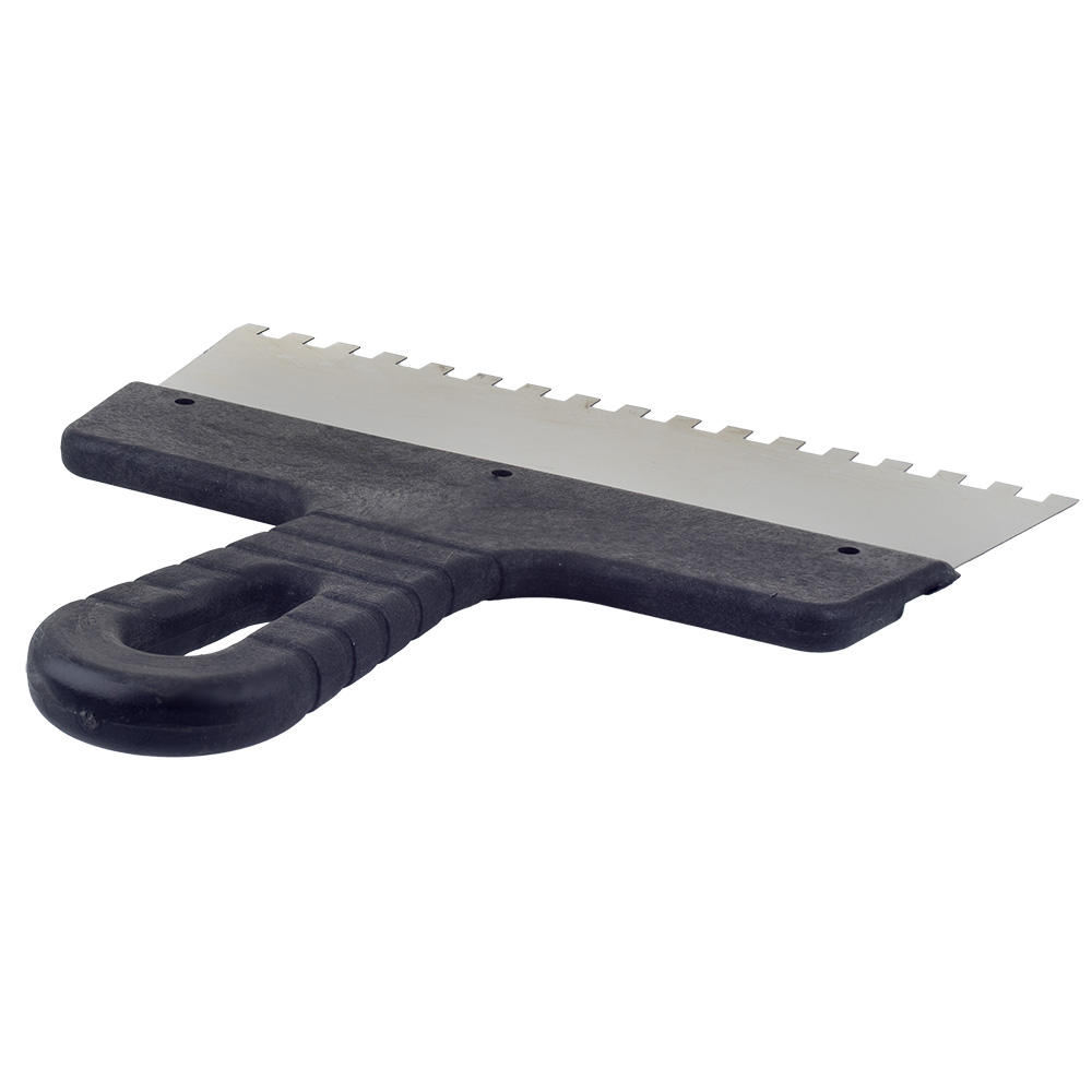 Шпатель Grad зубчатый (нержавеющий) 200 мм 6 х 6 мм