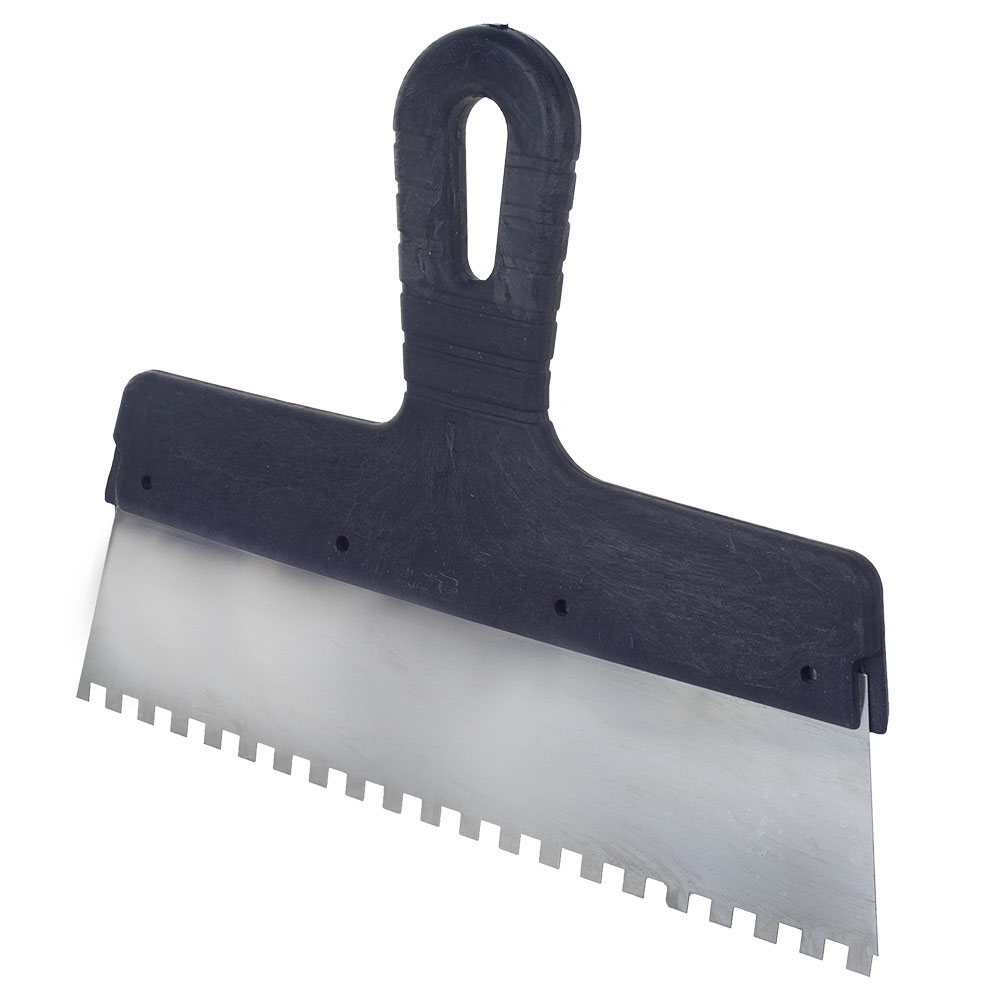 Шпатель Grad зубчатый (нержавеющий) 250 мм 6 х 6 мм