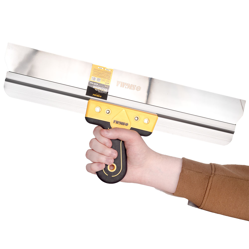 Шпатель Sigma нержавеющий фасадный Profi 450 мм