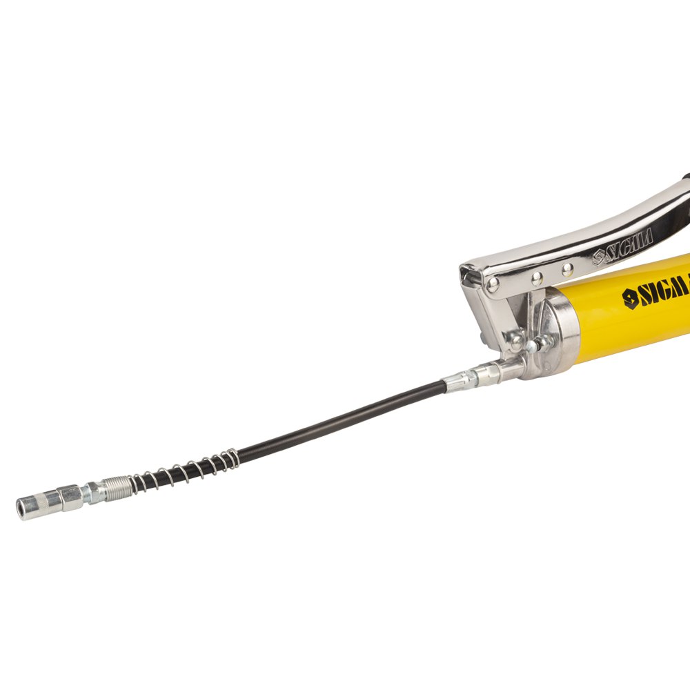 Шприц-масленка Sigma рычажно-плунжерный (двухплунжерный) 600 мл с гибким шлангом