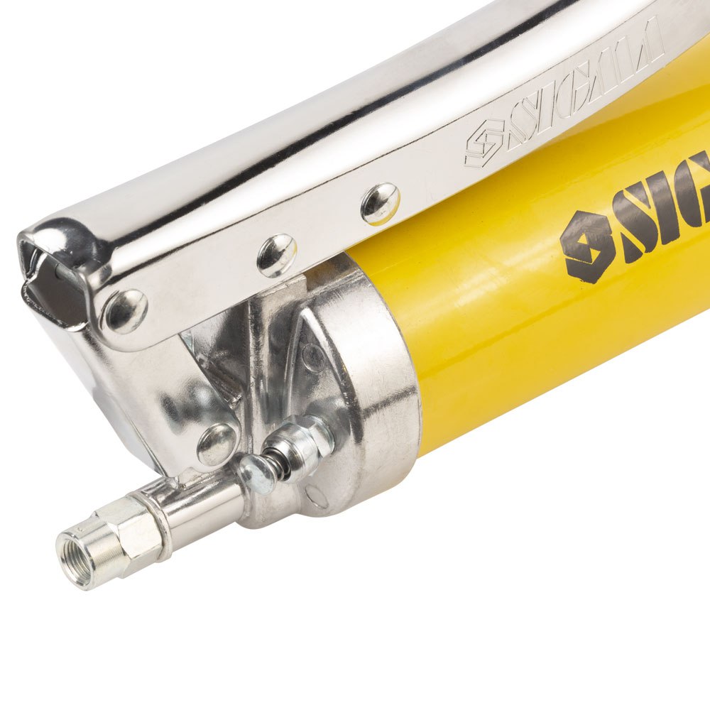 Шприц-масленка Sigma рычажно-плунжерный (двухплунжерный) 600 мл с гибким шлангом