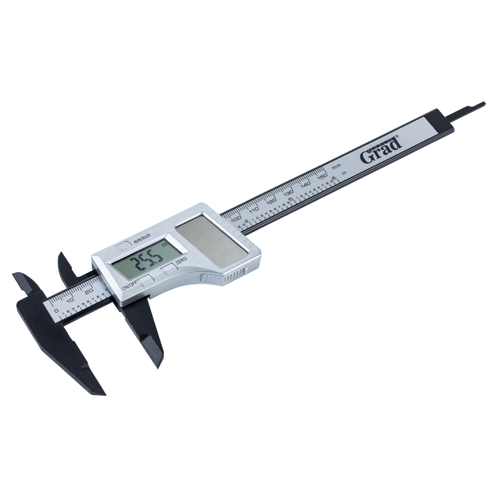 Штангенциркуль Grad цифровий на сонячній батареї 150 мм точність ±0.2 мм