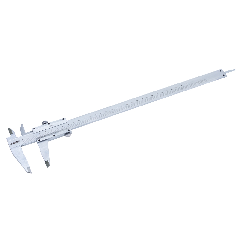 Штангенциркуль Sigma механічний 300 мм точність ±0.02 мм (пенал)
