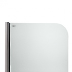 Штора на ванну Qtap Standard CRM407513APL скло Pear 6 мм, 75 х 140 см, ліва