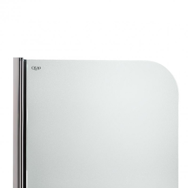 Штора на ванну Qtap Standard CRM407513APL скло Pear 6 мм, 75 х 140 см, ліва