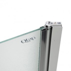Штора на ванну Qtap Standard CRM407513APR скло Pear 6 мм, 75 х 140 см, права