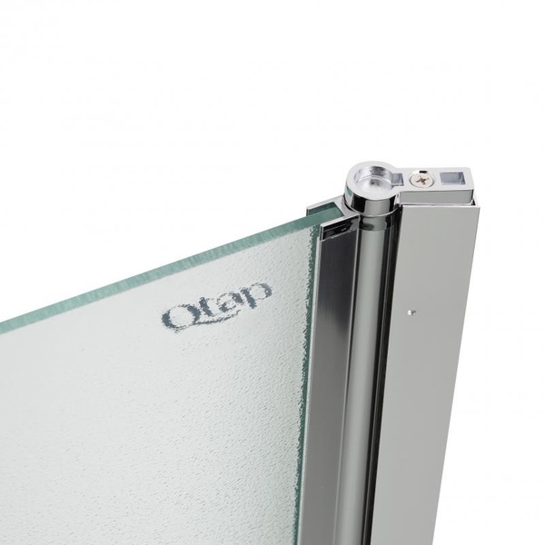 Штора на ванну Qtap Standard CRM407513APR скло Pear 6 мм, 75 х 140 см, права