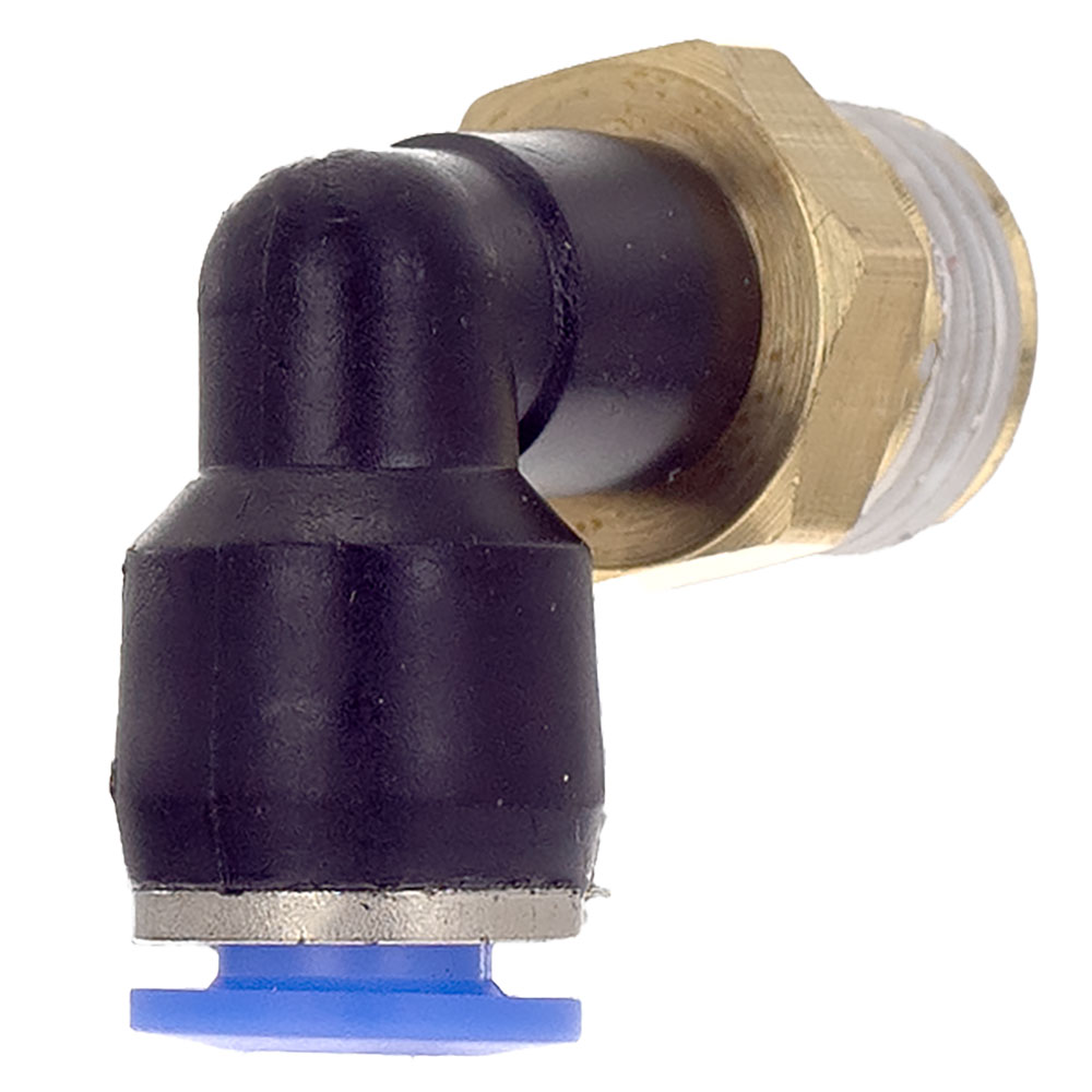 Штуцер цанговый Sigma (угловой) Ø6 МТ 1/4"