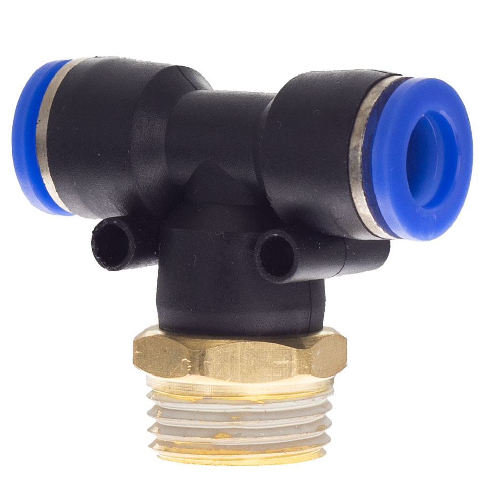 Штуцер цанговый Sigma (Т-образный) Ø10 мм МТ 1/2"