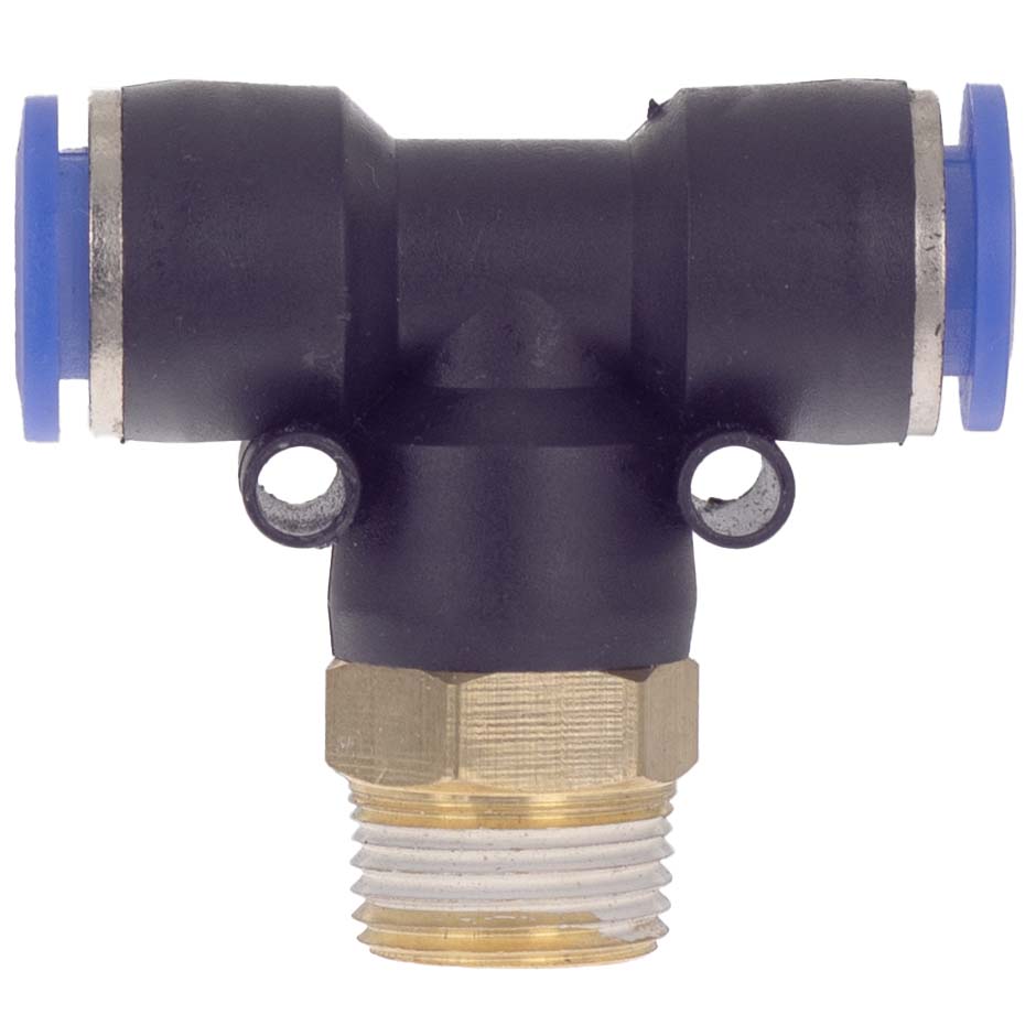 Штуцер цанговый Sigma (Т-образный) Ø10 мм МТ 3/8"