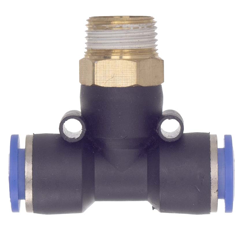 Штуцер цанговый Sigma (Т-образный) Ø10 мм МТ 3/8"