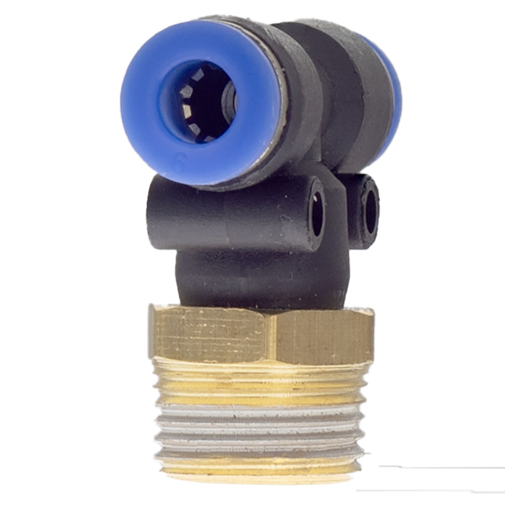 Штуцер цанговый Sigma (Т-образный) Ø6 мм МТ 3/8"