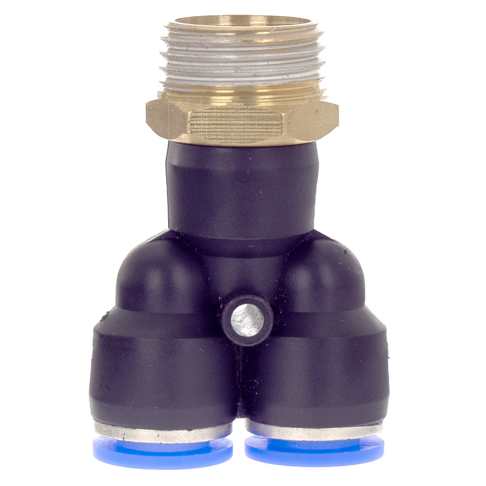 Штуцер цанговый Sigma (Y-образный) Ø10 мм МТ 1/2"