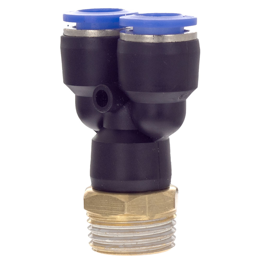 Штуцер цанговый Sigma (Y-образный) Ø10 мм МТ 1/2"