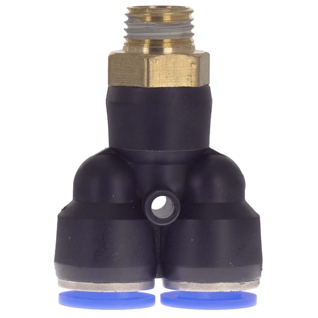 Штуцер цанговый Sigma (Y-образный) Ø10 мм МТ 1/4"