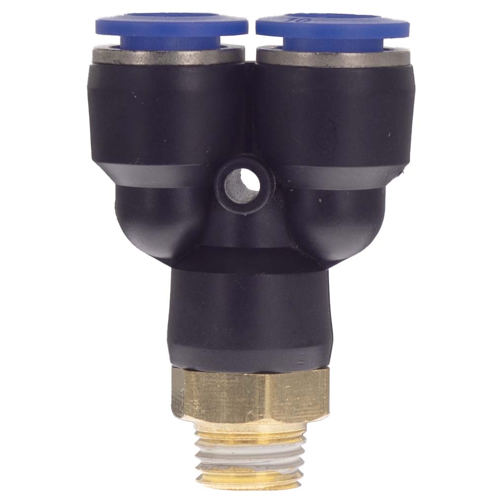 Штуцер цанговый Sigma (Y-образный) Ø10 мм МТ 1/4"