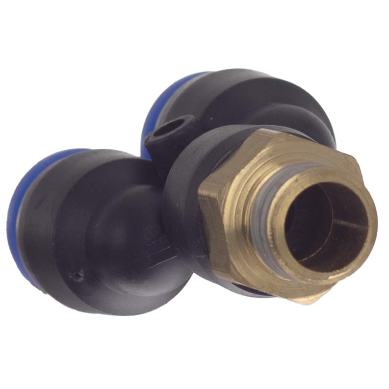 Штуцер цанговый Sigma (Y-образный) Ø10 мм МТ 1/4"