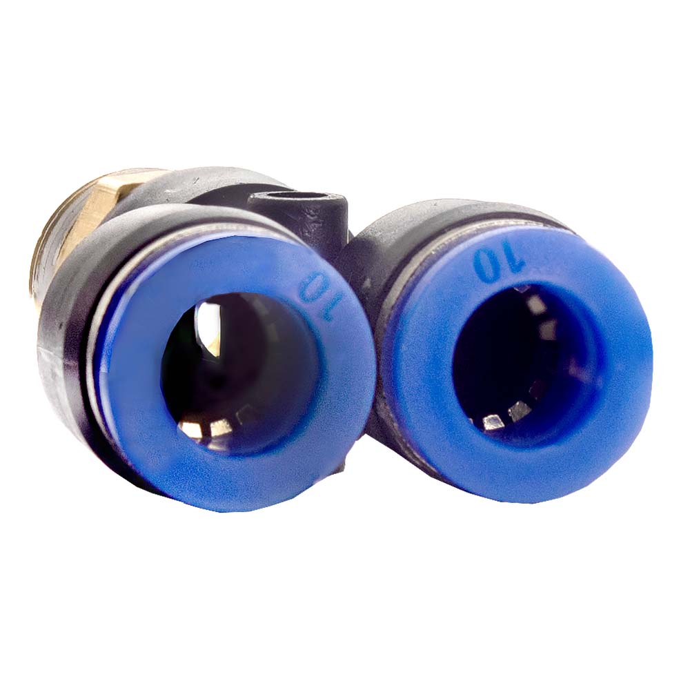 Штуцер цанговый Sigma (Y-образный) Ø10 мм МТ 3/8"