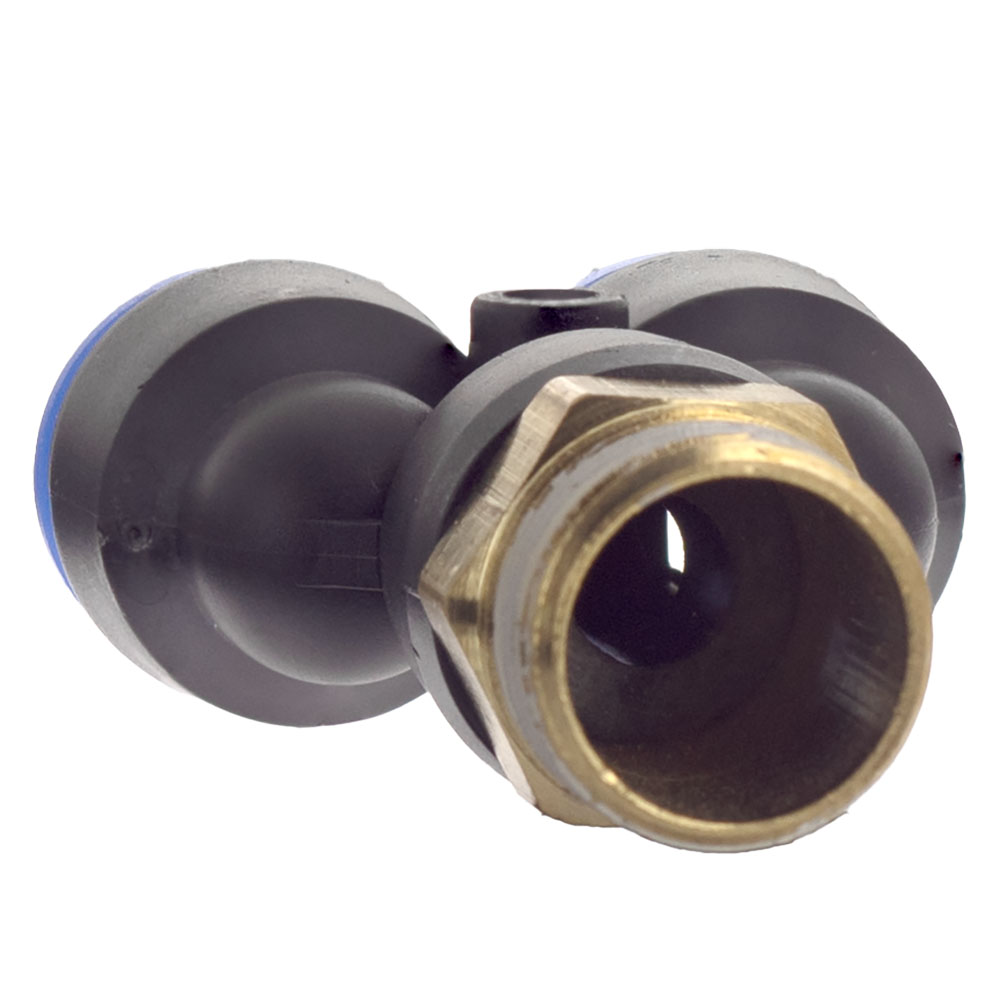 Штуцер цанговый Sigma (Y-образный) Ø10 мм МТ 3/8"