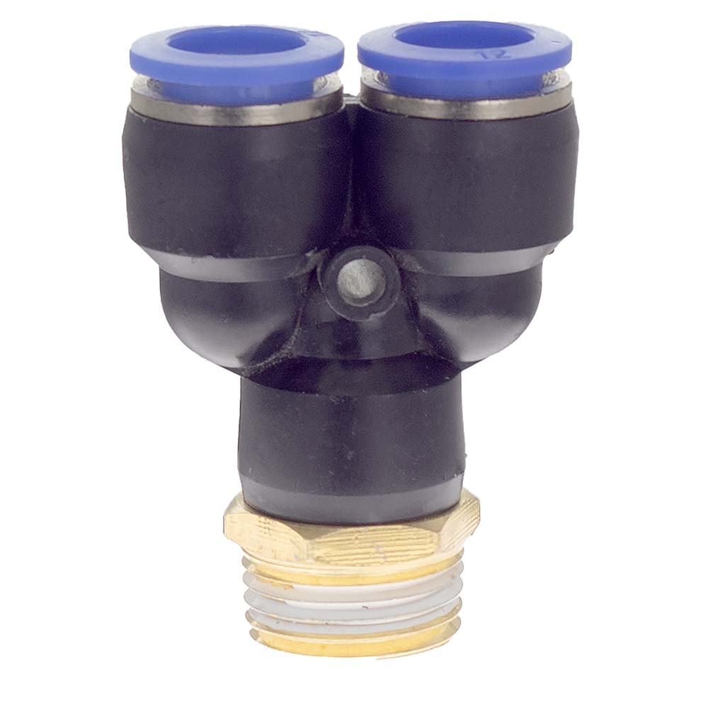 Штуцер цанговый Sigma (Y-образный) Ø12 мм МТ 1/2"