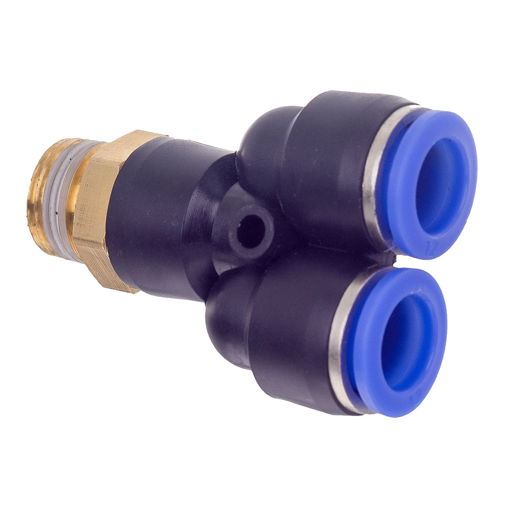 Штуцер цанговый Sigma (Y-образный) Ø12 мм МТ 3/8"