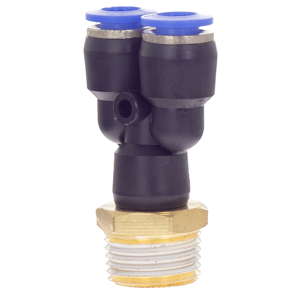 Штуцер цанговый Sigma (Y-образный) Ø6 мм МТ 3/8"