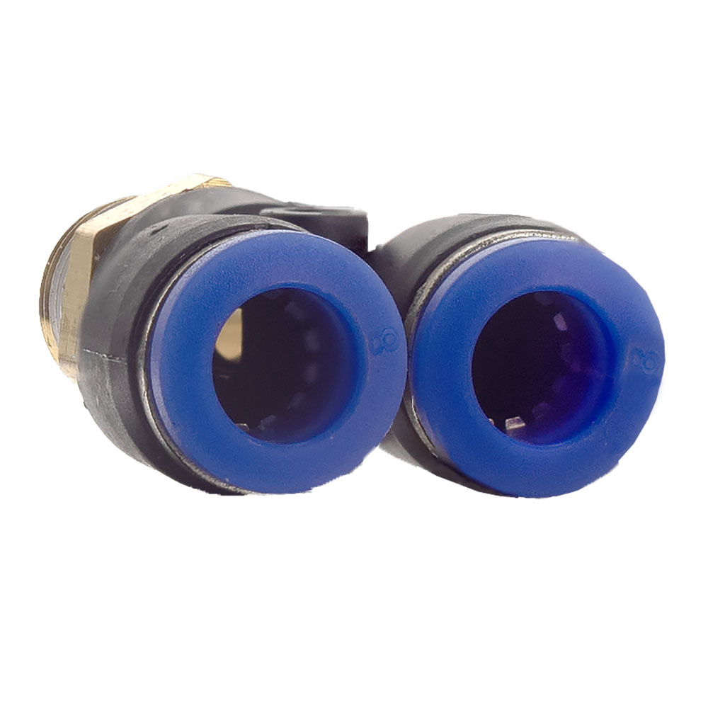 Штуцер цанговый Sigma (Y-образный) Ø8 мм МТ 1/4"