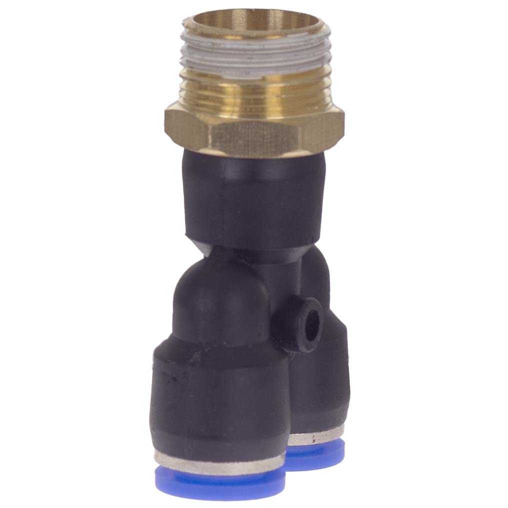 Штуцер цанговый Sigma (Y-образный) Ø8 мм МТ 3/8"