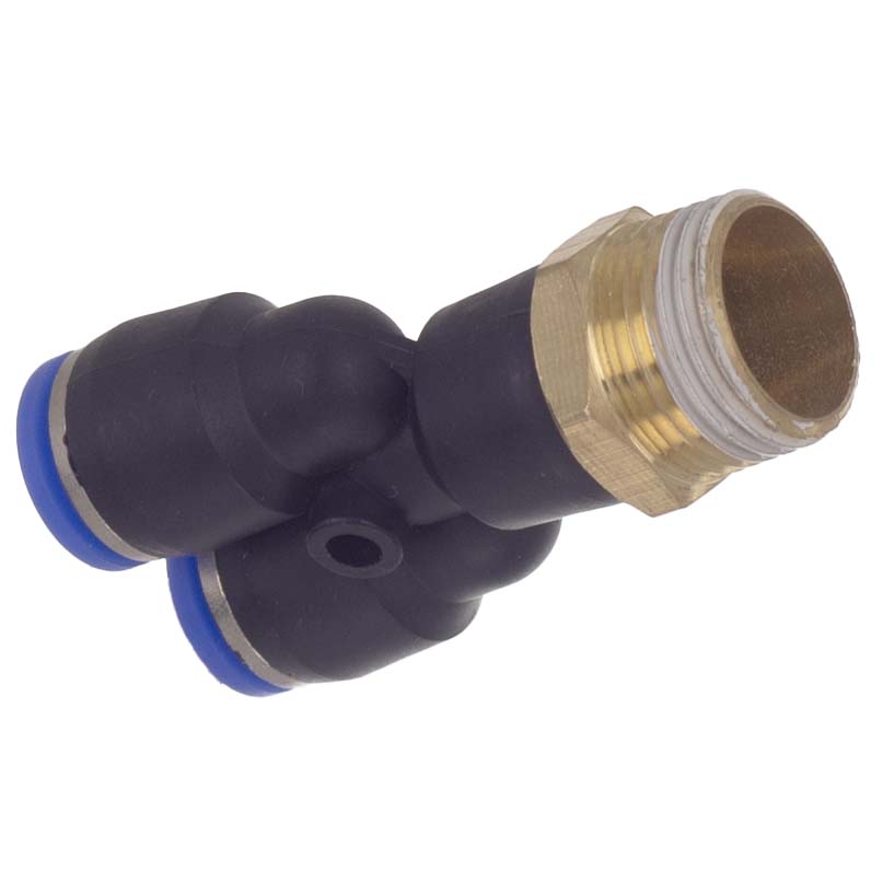 Штуцер цанговый Sigma (Y-образный) Ø8 мм МТ 3/8"