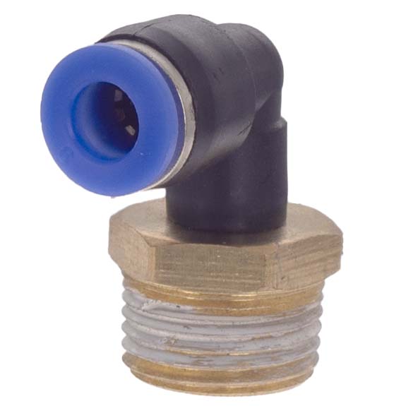 Штуцер цанговый Sigma (угловой) Ø6 МТ 3/8"