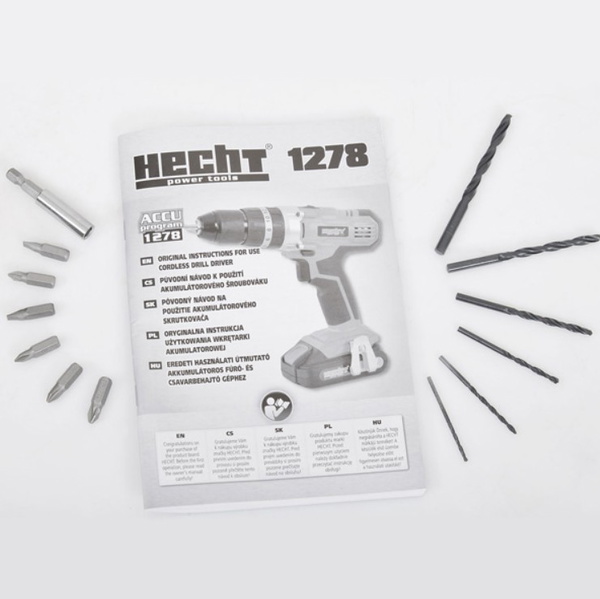 Шуруповерт ударный Hecht 1278