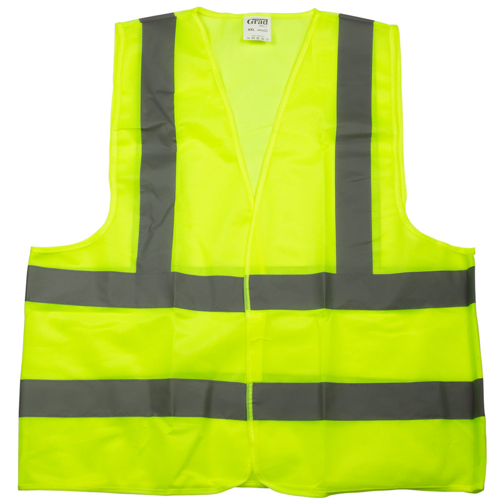 Сигнальний жилет Grad зелений 4 с/о смуги XXL