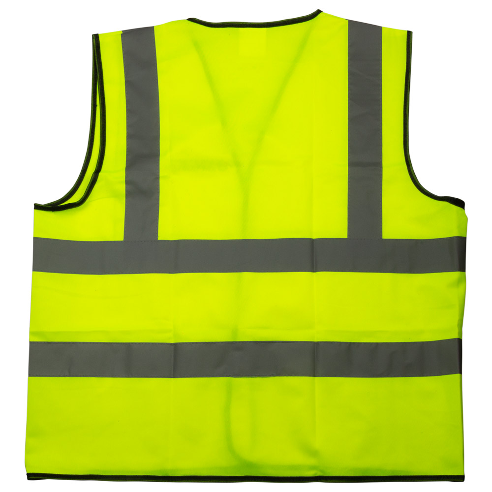 Сигнальний жилет Sigma зелений 4 с/о смуги XXL