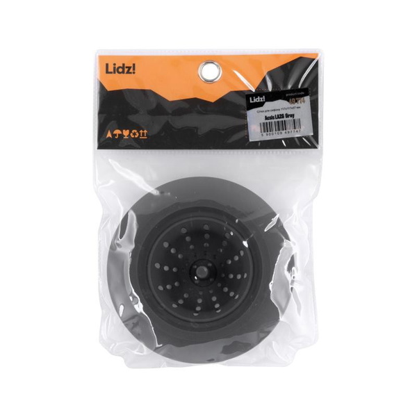 Сетка для сифона Lidz Acsis LA26 Gray, силиконовая, 117 х 117 х 37 мм (LDACSLA26GRA49774)