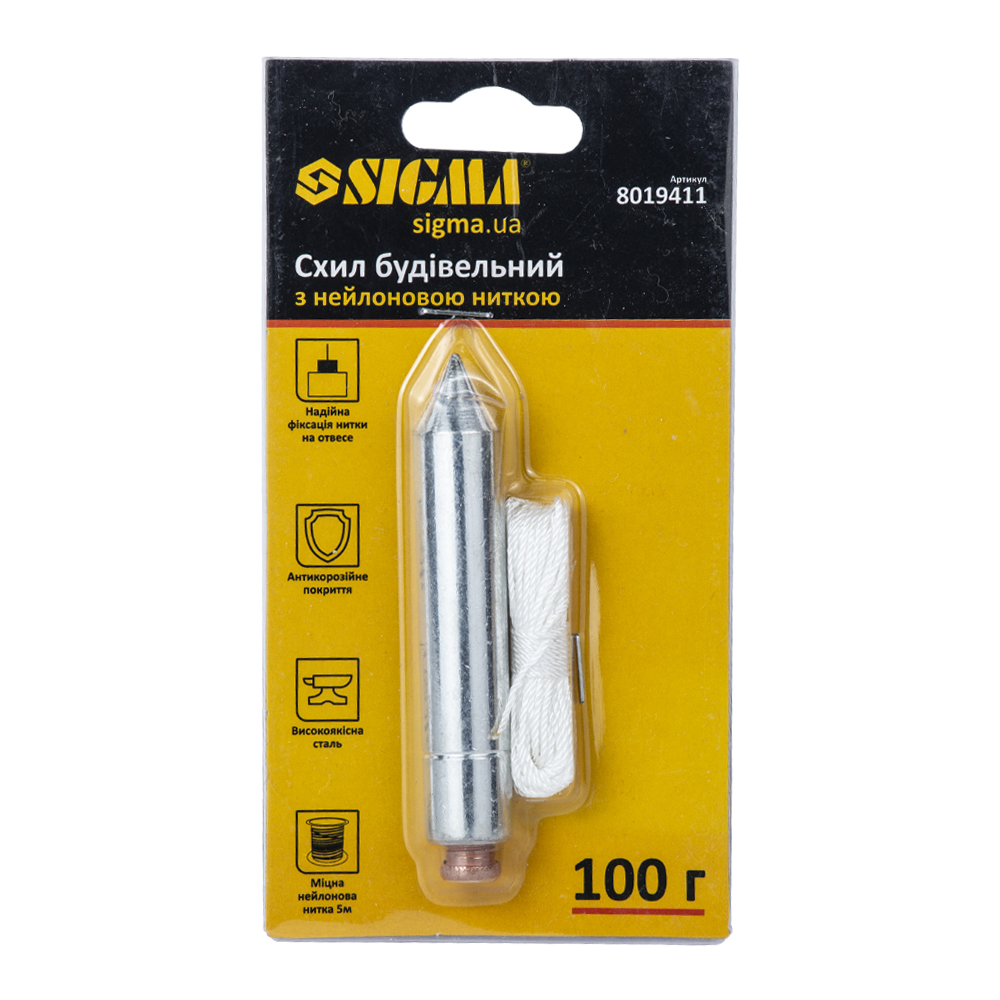 Отвес строительный Sigma 100 г