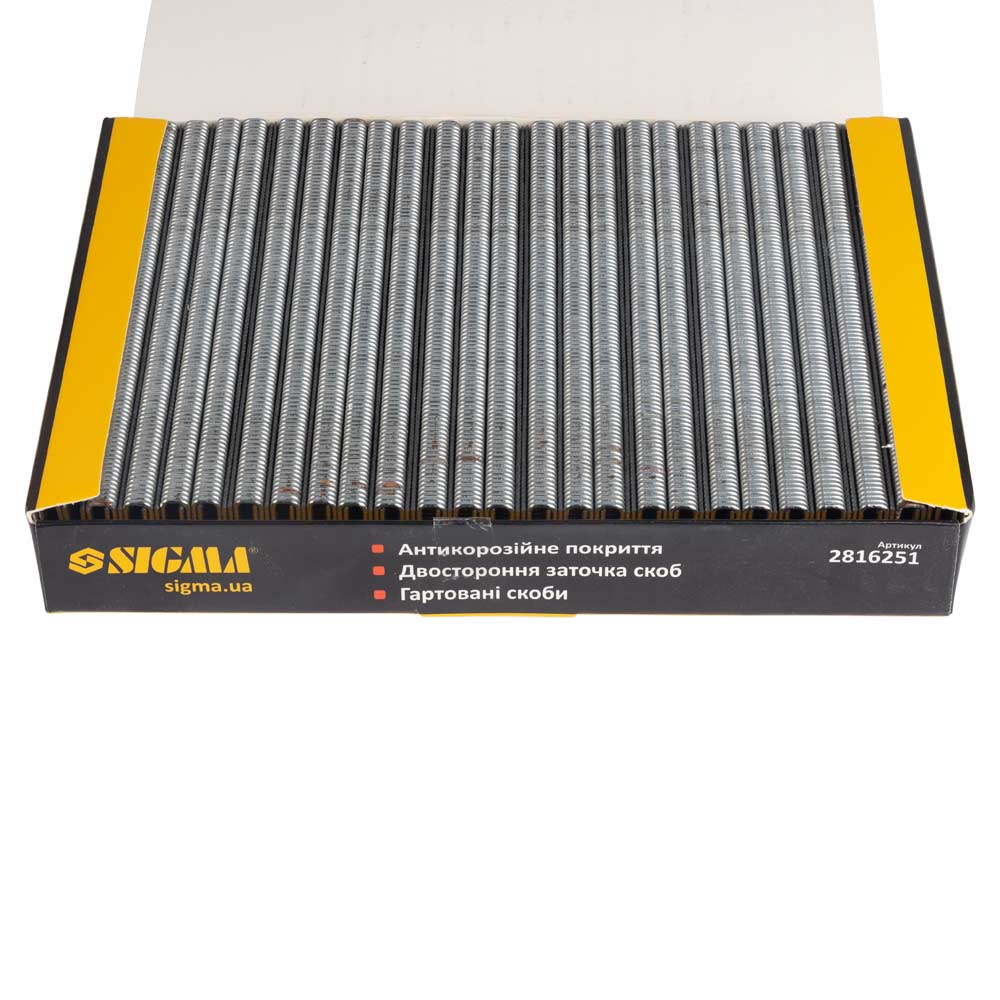 Скоби Sigma 25 x 5.8мм для пневмостеплера 5000 шт