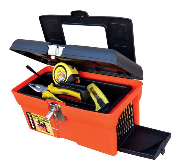 Ящик для инструментов Mastertool с металлическими замками 13" 79-2103
