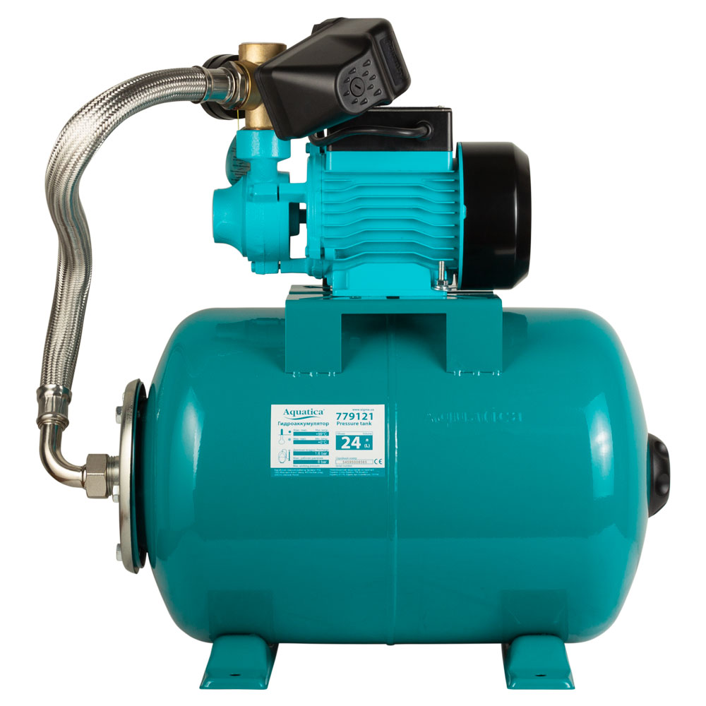 Станція Aquatica 0.37кВт Hmax 40м Qmax 40л/хв (вихровий насос) 24л Україна