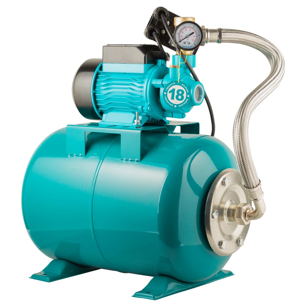 Станція Aquatica 0.37кВт Hmax 40м Qmax 40л/хв (вихровий насос) 24л Україна