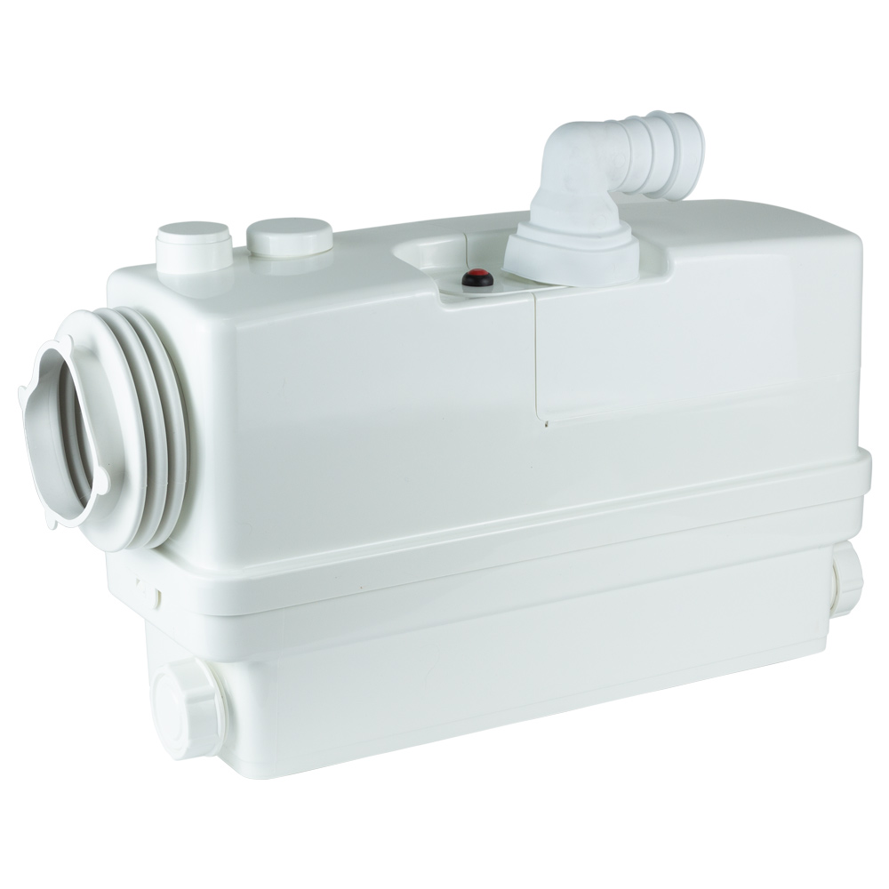 Станція каналізаційна Leo 0.6кВт Hmax 8.5 м Qmax 110л/хв 3 входу + боковий вхід 90 мм 3.0 WC601В