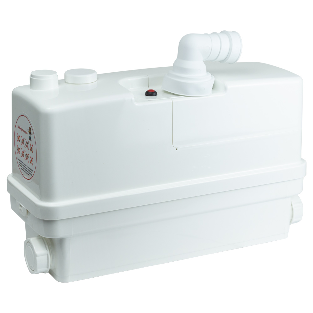 Станція каналізаційна Leo 0.6кВт Hmax 8.5 м Qmax 110л/хв 3 входу + фронтальний вхід 90 мм 3.0 WC601A